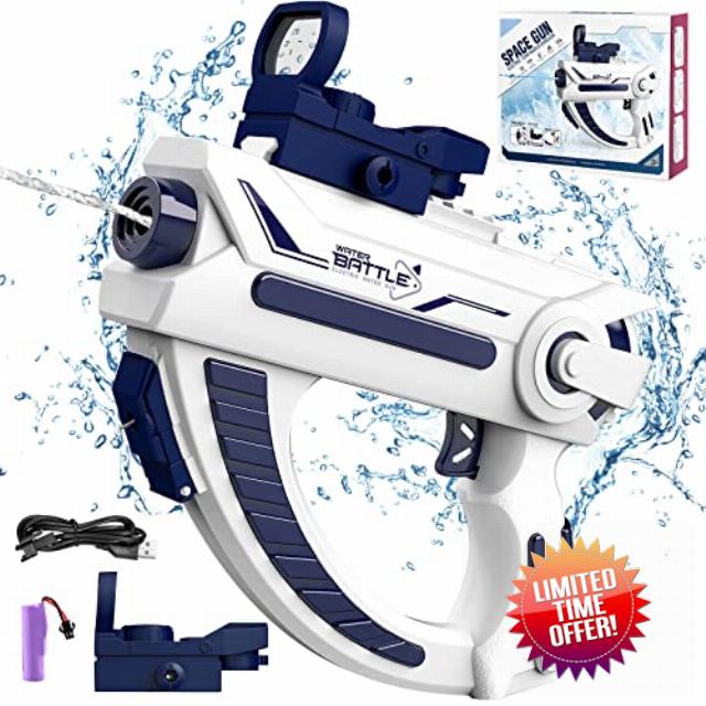Dolanus Electric Water Guns for Kids & Adults - Squirt Guns up to 32 Ft Long Range