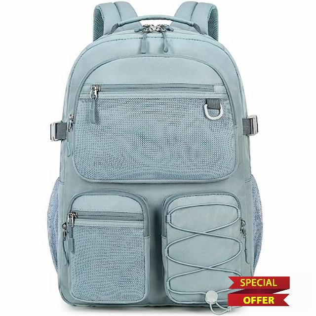 Lohol Water Resistant Daypack with Mulitiple Pockets for Travel Outdoor College