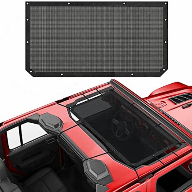 Wrangler Sunshade JL & JLU (2018 - Current) – Motomate Front Mesh Sunshade fit JL Unlimited