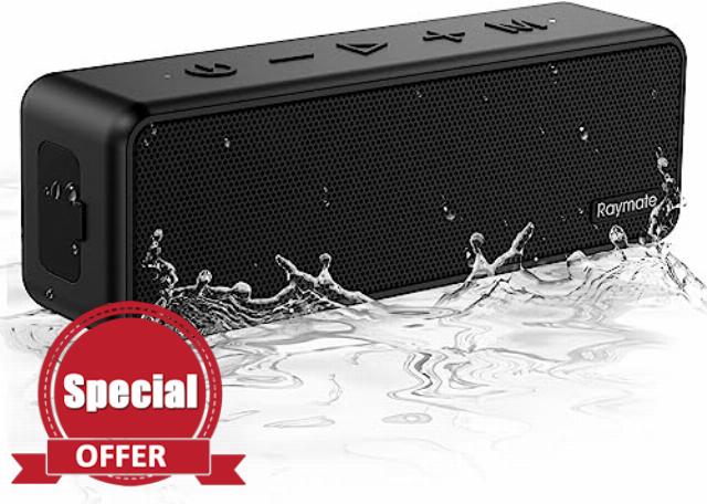 Raymate Bluetooth Speakers 20W IPX7 Waterproof Speaker Wireless Bluetooth-V5.0