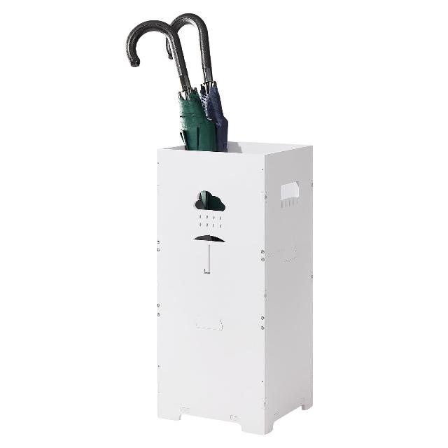 Fivean White assembly umbrella stand