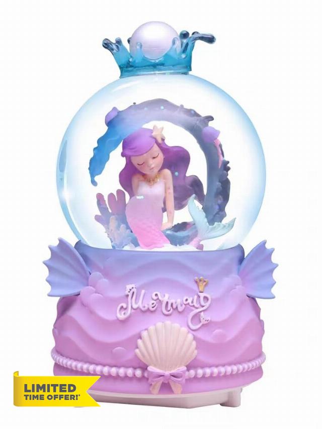 Mermaid Snow Globe for Kids