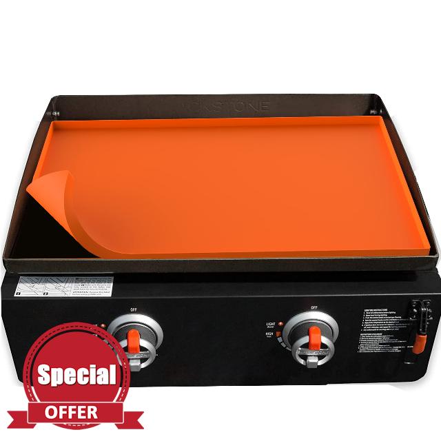 BANGIE Griddle Buddy Grill Mat - Heavy Duty Silicone Cover for 22" Griddle with Protection and High-Wall Design