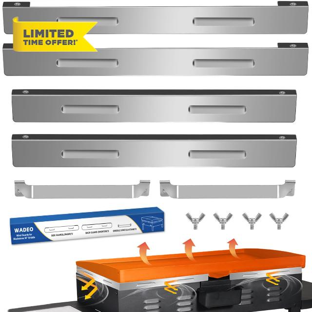WADEO Upgraded Wind Guards for Blackstone 36” Griddle