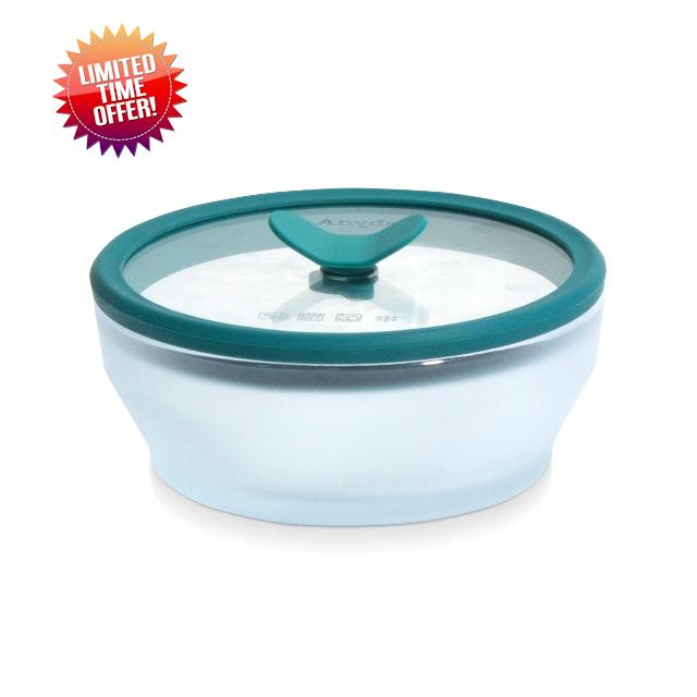Anyday Microwave Cookware | Microwave Steamer for Cooking | Microwave Safe Mixing Bowls | Microwave Egg Cooker | Food Storage Container | 2 x The Small Dish