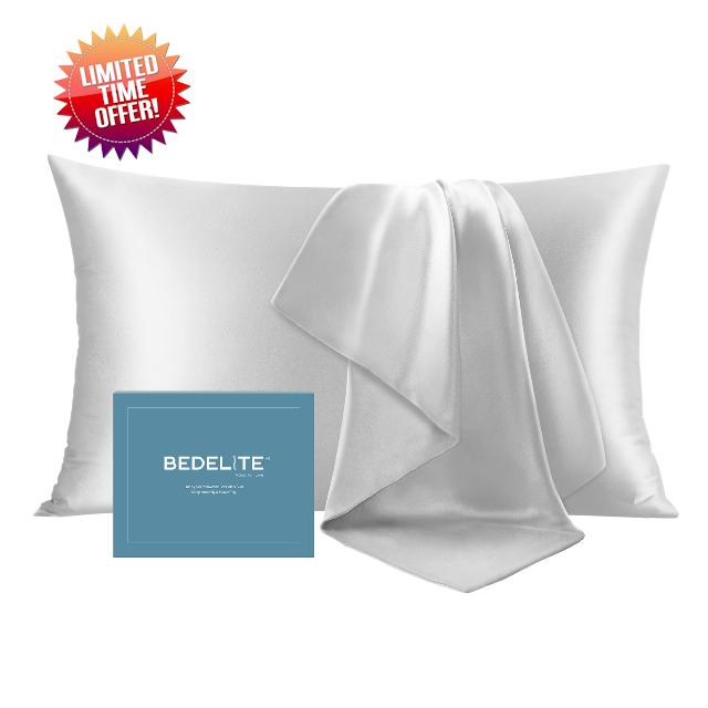 BEDELITE Mulberry Silk Pillowcase for Hair and Skin