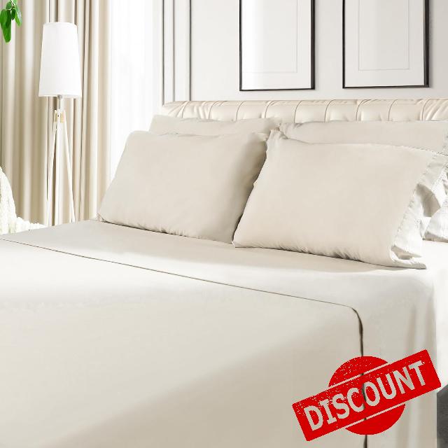 RITZANI Deluxe Microfiber Ultra Soft Comfortable Durable Bedding Collection 6pcs Sheet Set
