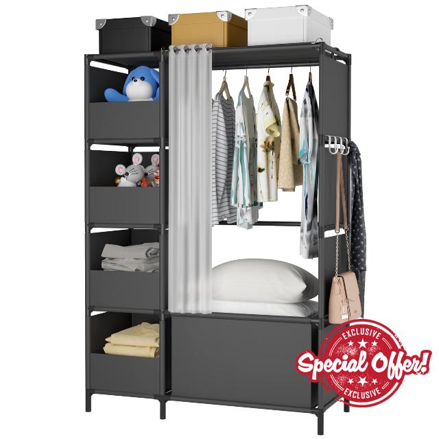 MOYIPIN Portable Wardrobe Storage Closet