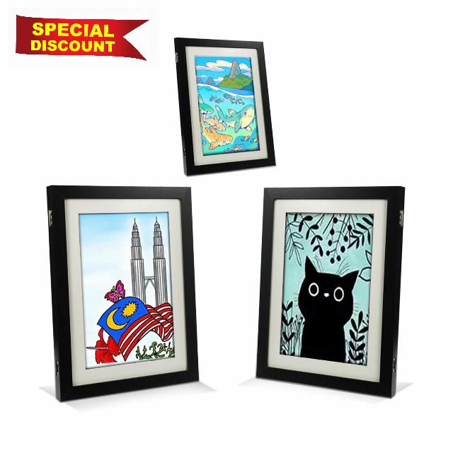 biuonga Kids Art Frames - Front Opening Picture Display for 3D Art