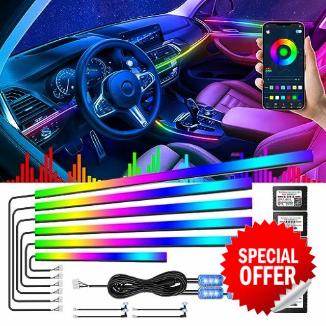 Dream Color 14 in 1 Arylic Car Interior Light