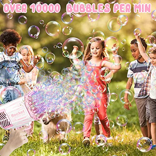 69 Holes Bubble Machine Gun for Kids Adults