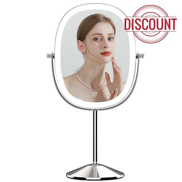 FUNTOUCH Lighted Makeup Mirror with Magnification