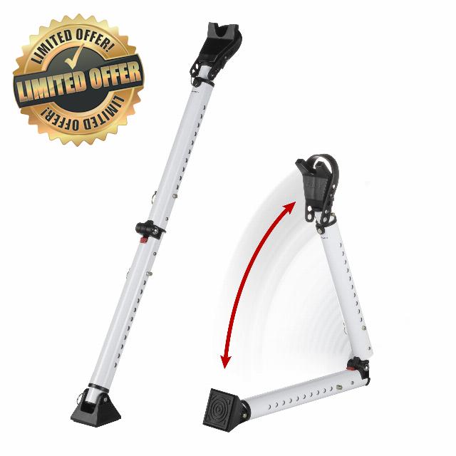 Master Lock Compact Door Stopper Folding Security Bar
