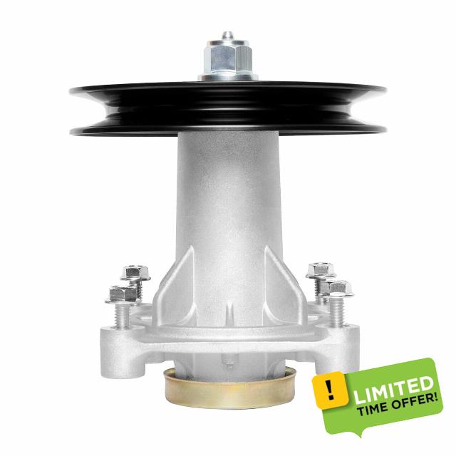 192870 Spindle Assembly + 195945 Pulley for Craftsman Husqvarna Ariens Poulan