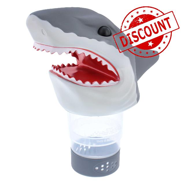 U.S. Pool Supply Open Jaws Shark Floating Pool Chlorine Dispenser