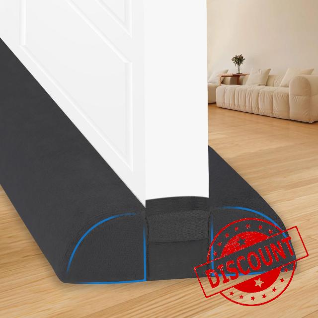 DCUINS Under Door Draft Stopper Seal Bottom of Doors 30" to 36"