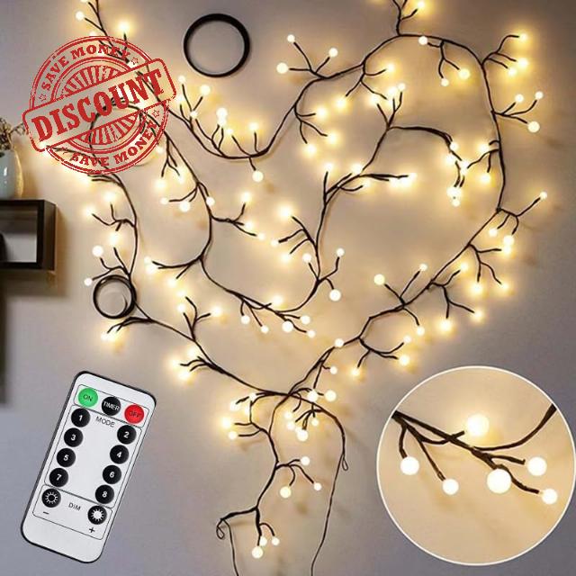 The Lighted Willow Vine Plants for Living Room Decor