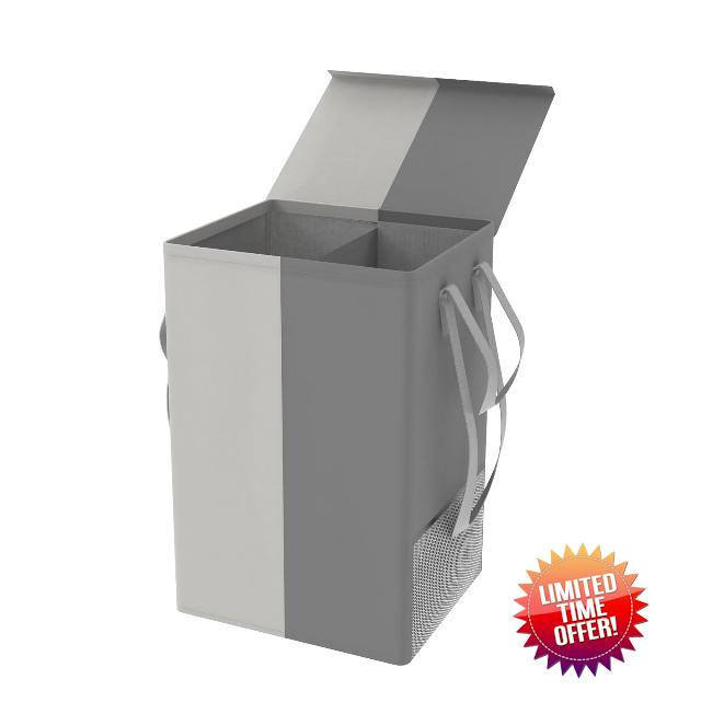 100L Large Laundry Hamper with Lid