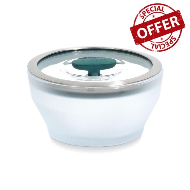 Anyday Microwave Cookware | Microwave Steamer for Cooking | Microwave Safe Mixing Bowls | Vegetable Steamer | Food Storage Container | 1 x The Medium Deep Dish