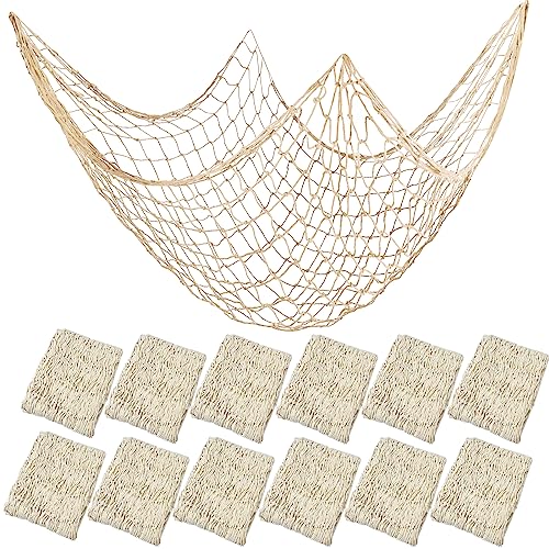Wall Hanging Cotton Fishnet Decor for Underwater