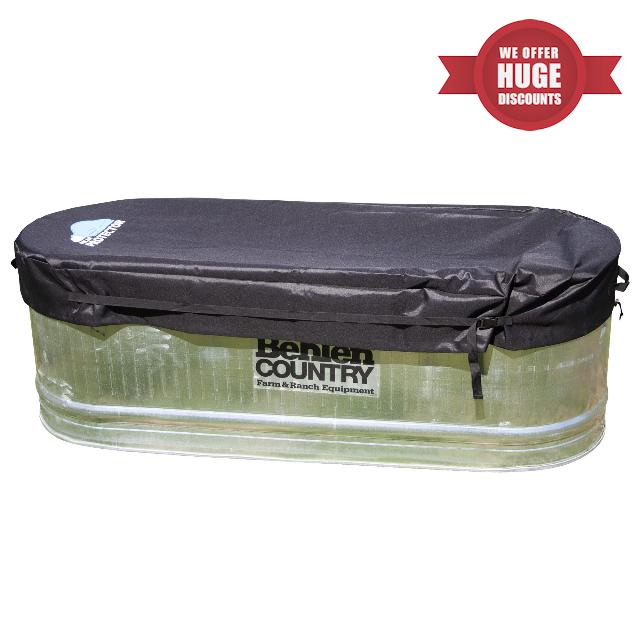 Polar Protector - Stock Tank Cover Ice Water Therapy Ice Bath Cover Cold Water Cover Fits 2 X 2 X 6 Galvanized Tank Waterproof Rip Proof Tough Keeps Tanks Clean