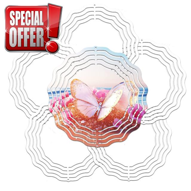 6 Pack 8 Inch Sublimation Wind Spinner Blanks