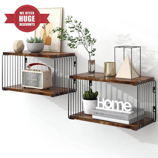 2 Pack Floating Nightstands
