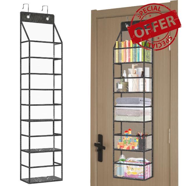 5-Shelf Over The Door Storage Organizer