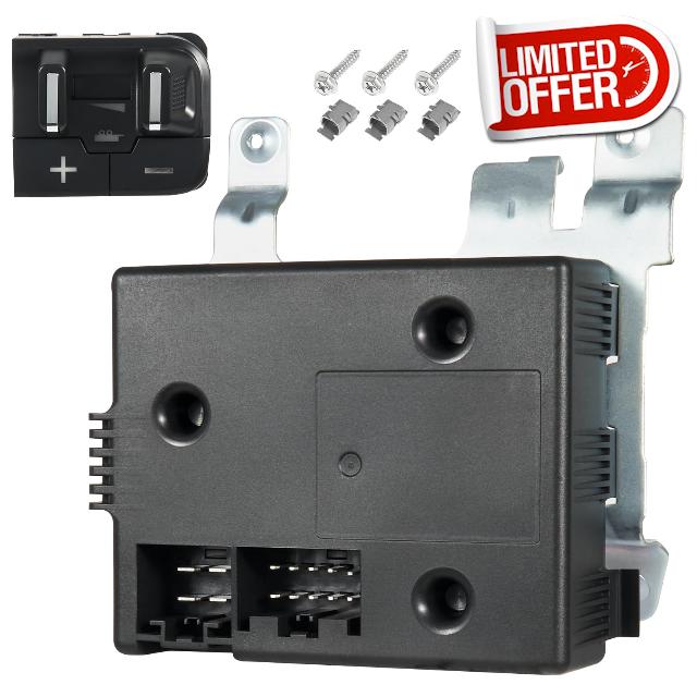 TEMSONE in-Dash Trailer Brake Controls Module Kit Compatible with 2016-2018 Dodge Ram 1500 2500 3500 4500 5500 2019 Ram 1500 Classic Edition Replace# 82215040AB 82215040AC