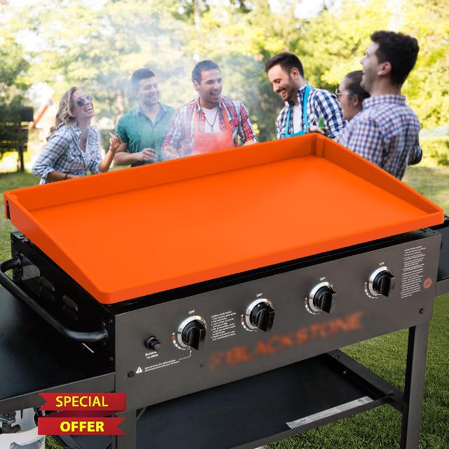 Upgraded Silicone Griddle Mat Buddy Full Wrap-around for Grill 36" Blackstone