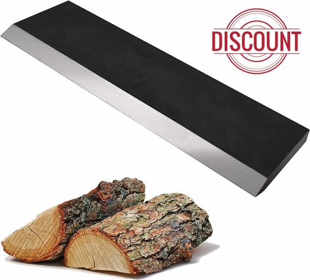 SIMOND STORE - Wood Splitting Wedges Steel 20" X 6" X 1" - Kindling Splitter for Wood - Log Splitter Manual - Fire Pit Solo Stove Firewood Splitter Wedge - Log Splitting Wedge