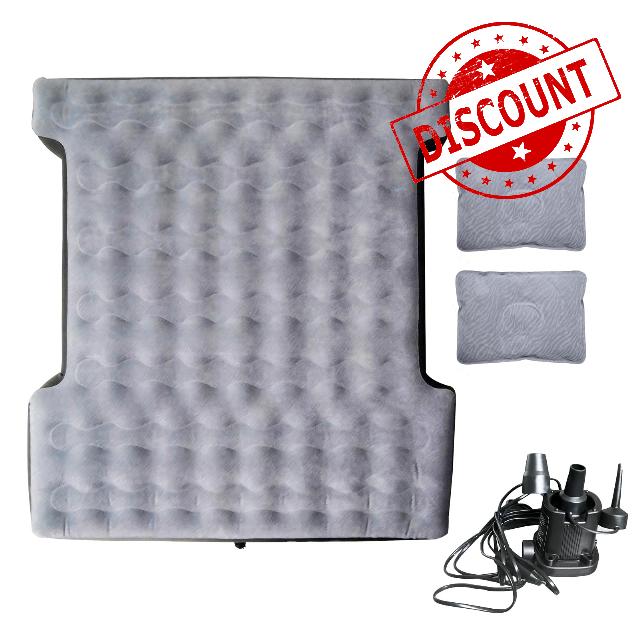 Vrasly Inflatable Truck Bed Air Mattress / 5.5ft to 5.8ft Truck Box/Converts to Full Double Size Bed/Inflatable Truck Bed Mattresses for Short Truck Beds/Truck Bed Mattress Mats with Pump&Carry Bag