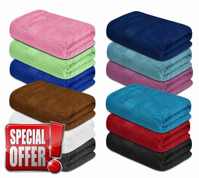 ZUPERIA Bath Towels -12 Pack - 27" x 54" - Ultra Soft 100% Cotton Large Bathroom Towels