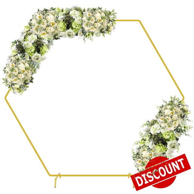 Arch Backdrop Stand Metal Wedding Arch Stand Frame (Golden)