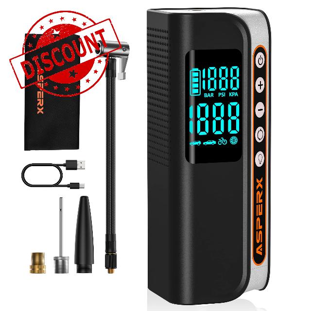 ASPERX AX160 Tire Inflator Portable Air Compressor