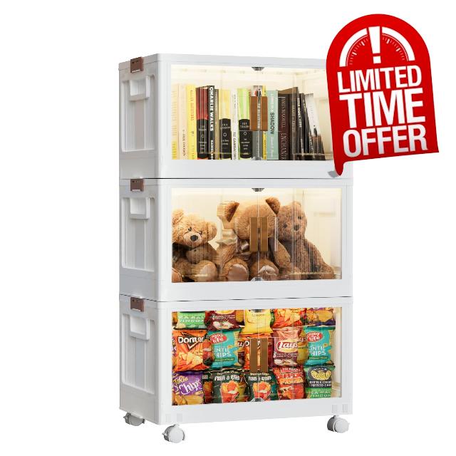 wellent Large Storage Bin with Lid