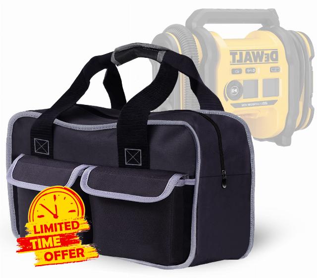 Replacement for Air compressor storage bag DEWALT DCC020IB 20V Max Tire Inflator(Bag Only).