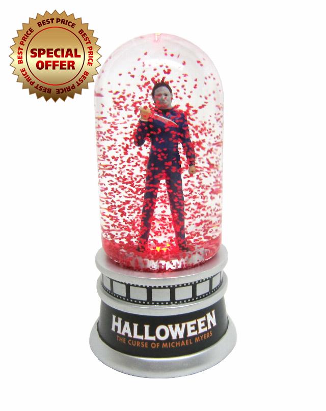 Spirit Halloween The Curse of Michael Myers Snow Globe | Officially Licensed | Halloween Snow Globe