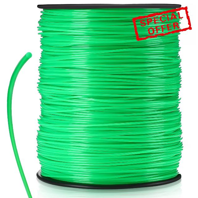 Windyun 2001 ft String Trimmer Line 0.095 Inch Round Weed Eater Line Nylon Trimmer Line Replacement for String Trimmer Weed Trimmer Spool High Efficiency Long Life
