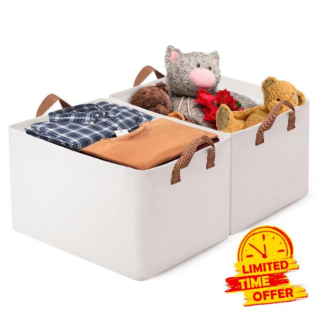 EEONDPU Closet Bin with Handles