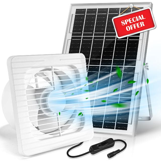 Solar Powered Exhaust Fan