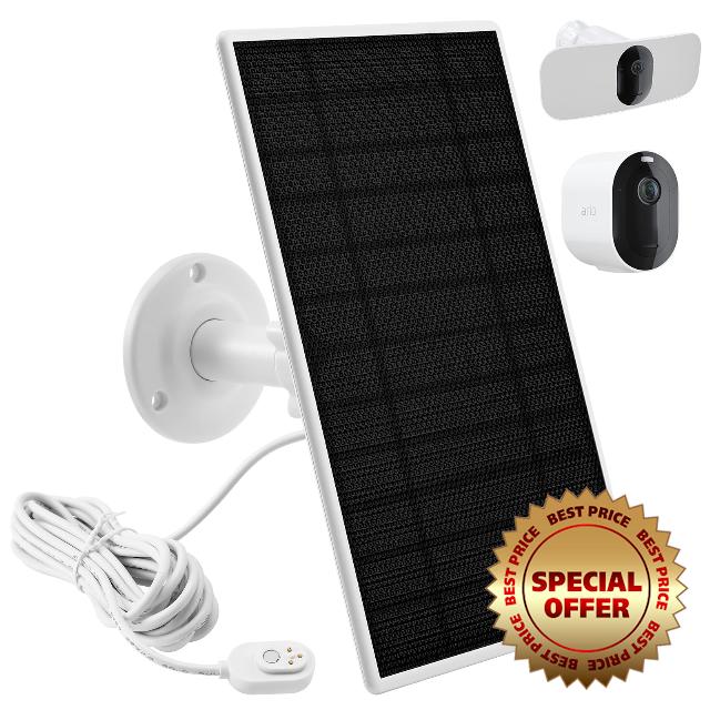 Solar Panel Charger for Arlo Camera
