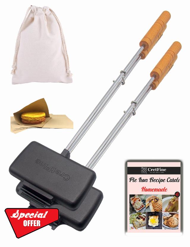 CretFine Cast Iron Sandwich Maker
