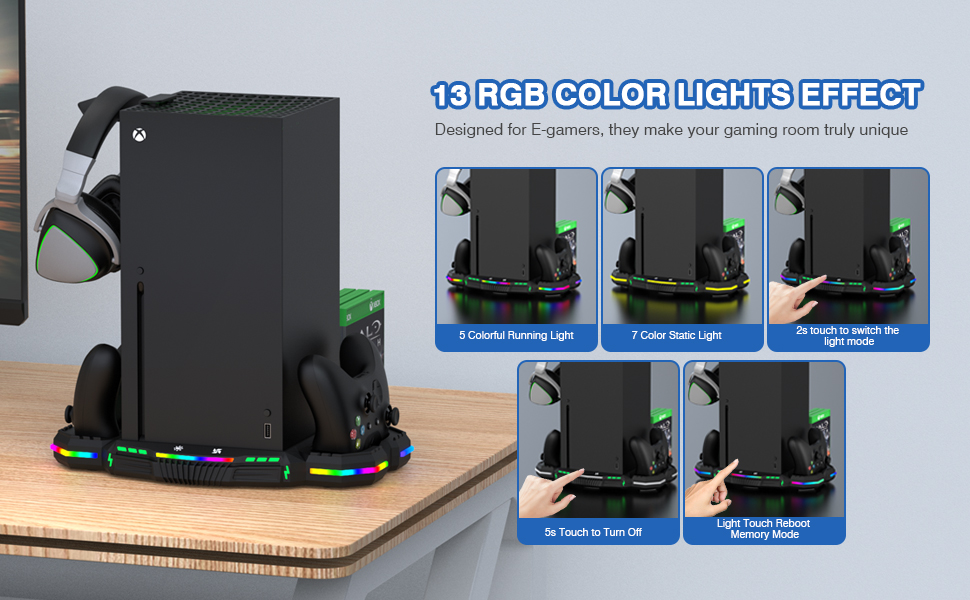 Cooling Fan Stand for Xbox Series X