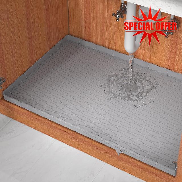 MHHA Under Sink Mats for Kitchen Waterproof 34" × 22" (34" × 22"