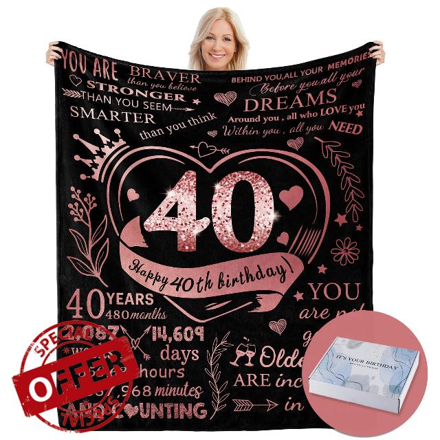 40 Birthday Gift for Women with Gift Box