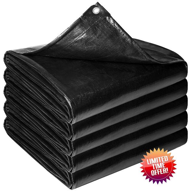 Reinforced PE Pond Liner 25 x 30 FT