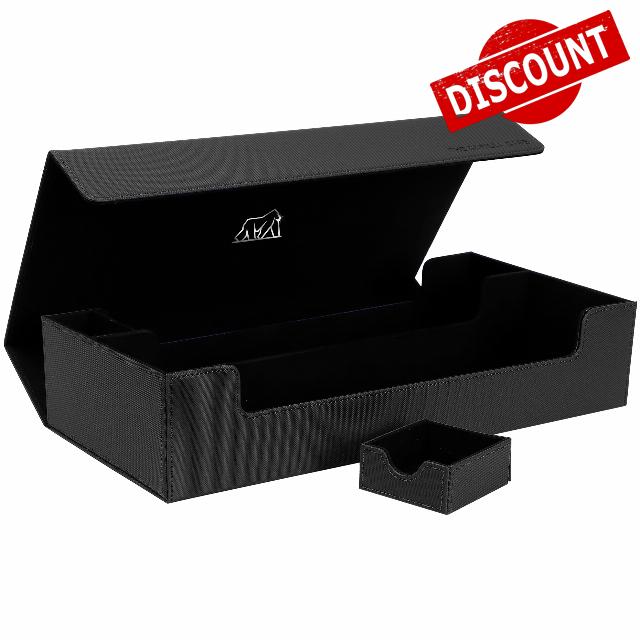 THE GORILLA CASE | BlackEdition | Premium Deck Box | Storage Boxes (Black)