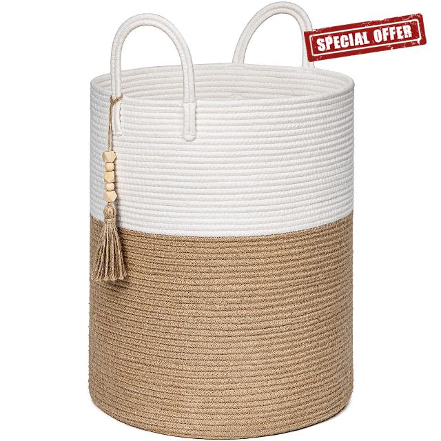TIMEYARD Woven Laundry Basket