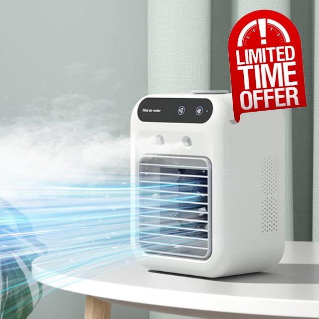 TEDATATA Desk Fan with Cold Water Tank